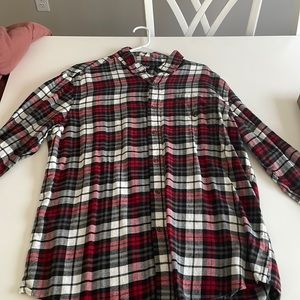 Chaps Red and Black Flannel, size large and never worn!